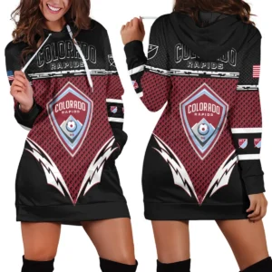 MLS Colorado Rapids Exclusive All Over Prints BLMLS31024A1COLSWZ - Quarter Zip Jacket