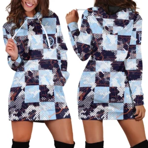 MLS New York City Exclusive All Over Prints BLMLS41024A1NYCHDR - Hoodie Dress