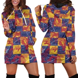 MLS Colorado Rapids Exclusive All Over Prints BLMLS41024A1COLHDR - Hoodie Dress