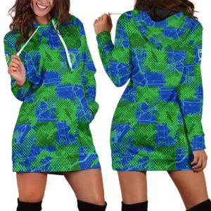 MLS Seattle Sounders Exclusive All Over Prints BLMLS41024A1SEAHDR - Hoodie Dress