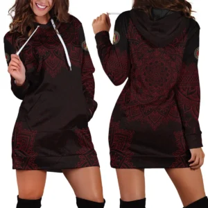 Mandala Pattern MLS Austin FC Exclusive All Over Prints BLMLS41024A2ATX1HDR - Hoodie Dress