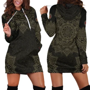 Mandala Pattern MLS Austin FC Exclusive All Over Prints BLMLS41024A2ATX2HDR - Hoodie Dress