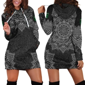 Mandala Pattern MLS Atlanta United Exclusive All Over Prints BLMLS41024A2ATL2HDR - Hoodie Dress