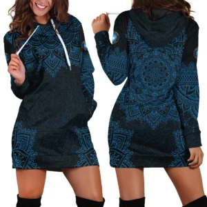 Mandala Pattern MLS Chicago Fire Exclusive All Over Prints BLMLS41024A2CHI2HDR - Hoodie Dress