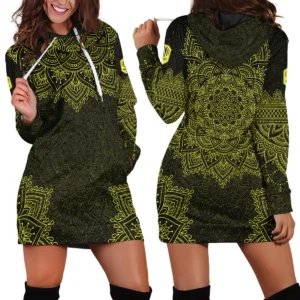 Mandala Pattern MLS New England Exclusive All Over Prints BLMLS41024A2NE1HDR - Hoodie Dress