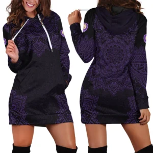 Mandala Pattern MLS New England Exclusive All Over Prints BLMLS41024A2NE2HDR - Hoodie Dress