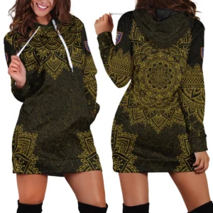 Mandala Pattern MLS Seattle Sounders Exclusive All Over Prints BLMLS41024A2SEA1HDR - Hoodie Dress