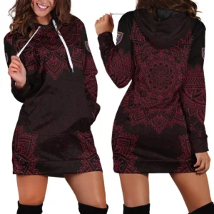 MLS Colorado Rapids Exclusive All Over Prints BLMLS41024A2COL2HDR - Hoodie Dress