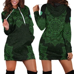 Mandala Pattern MLS Real Salt Lake Exclusive All Over Prints BLMLS41024A2RSL2HDR - Hoodie Dress