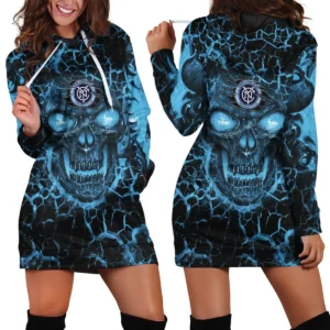 Flaming Skull MLS New York City Exclusive All Over Prints BLMLS41024A3NYCSWZ - Quarter Zip Jacket