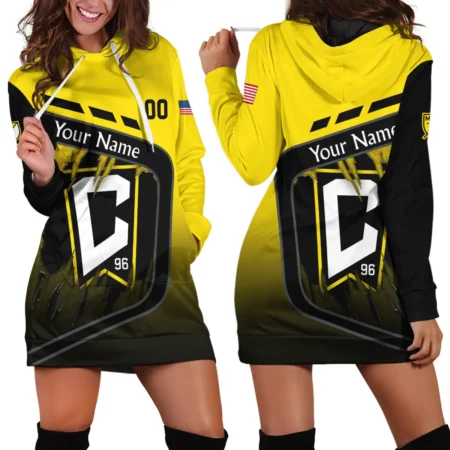 MLS Columbus Crew Exclusive All Over Prints BLMLS51024A1CLBHDR - Hoodie Dress