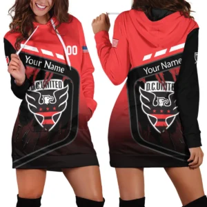 MLS DC United Exclusive All Over Prints BLMLS51024A1DCHDR - Hoodie Dress