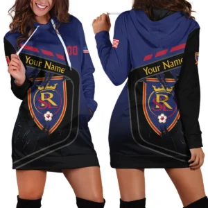 MLS Real Salt Lake Exclusive All Over Prints BLMLS51024A1RSLHDR - Hoodie Dress