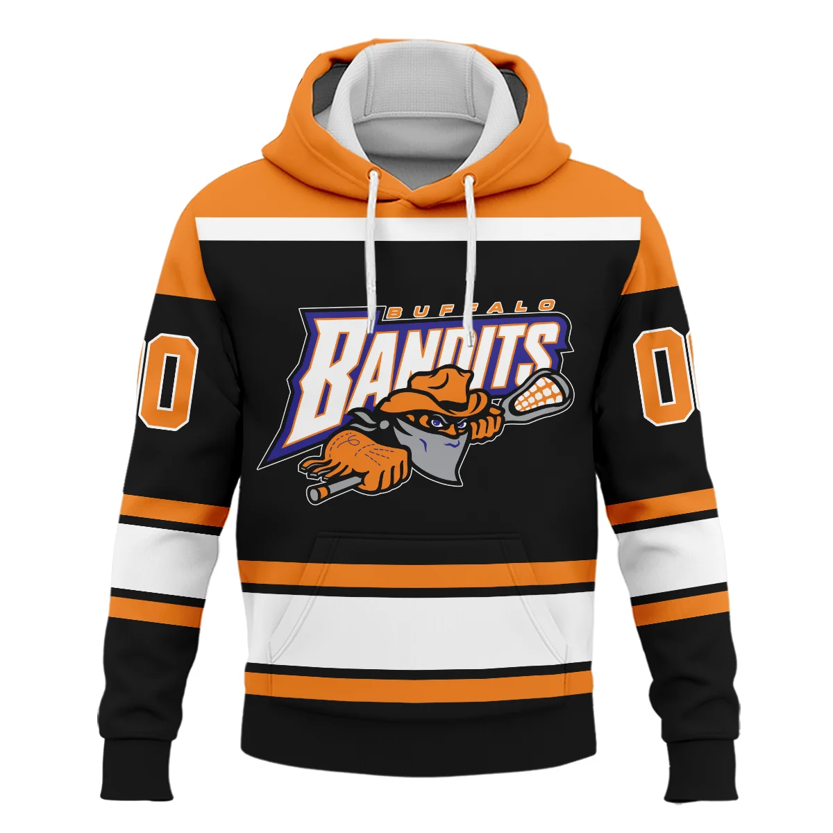 Color Mix Bacground Hoodie Buffalo Bandits NLL All Over Prints HONLL270724A01BUFHD