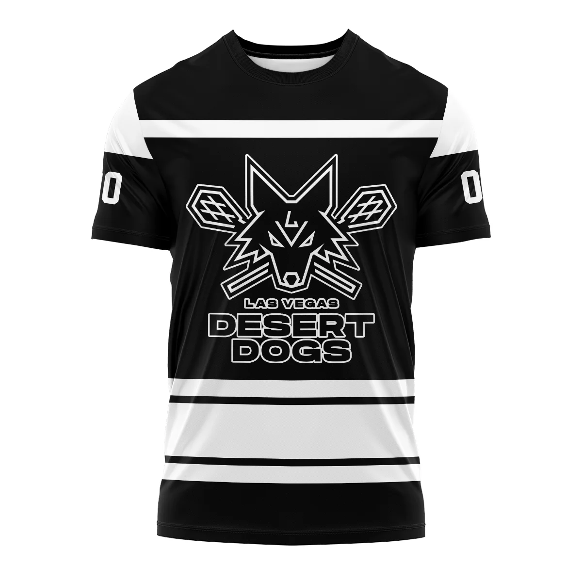 Color Mix Bacground T-Shirt Las Vegas Desert Dogs NLL All Over Prints HONLL270724A01LVDTS