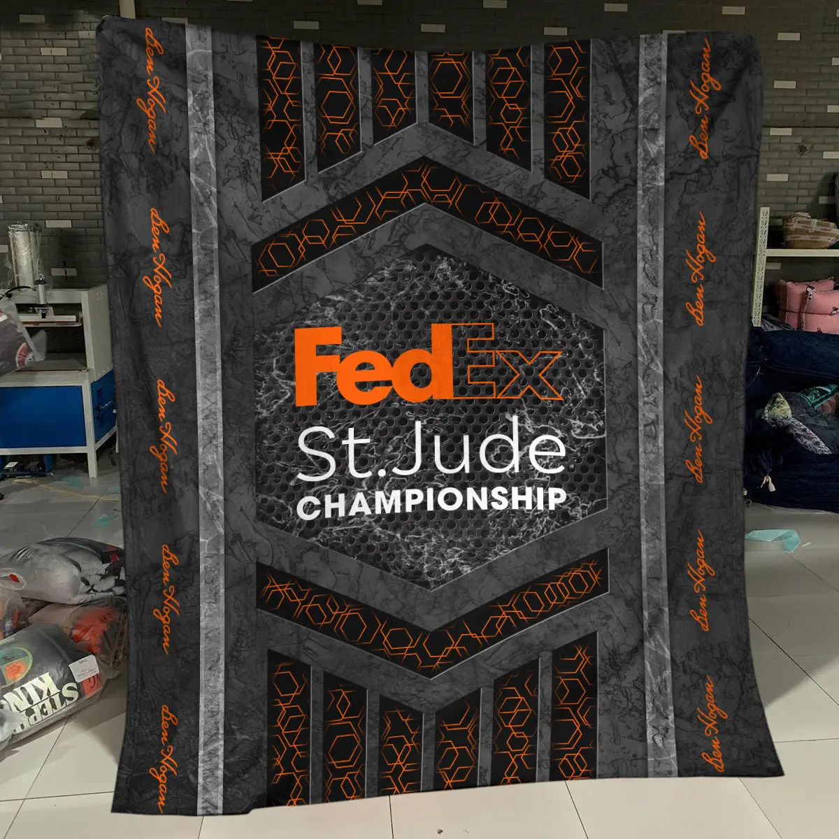 FedEx St. Jude Championship Tournament Ben Hogan Brand Exclusive Logo All Over Prints BLFED231024A01BHSJT - Bedding Set