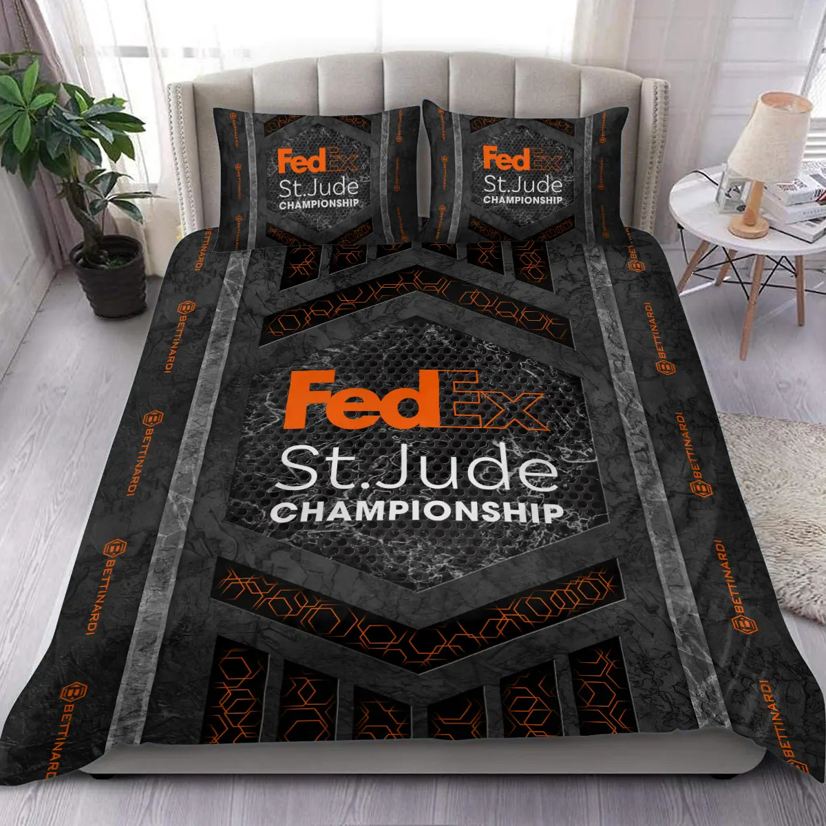 FedEx St. Jude Championship Tournament Bettinardi Golf Brand Exclusive Logo All Over Prints BLFED231024A01BGBLK - Blanket