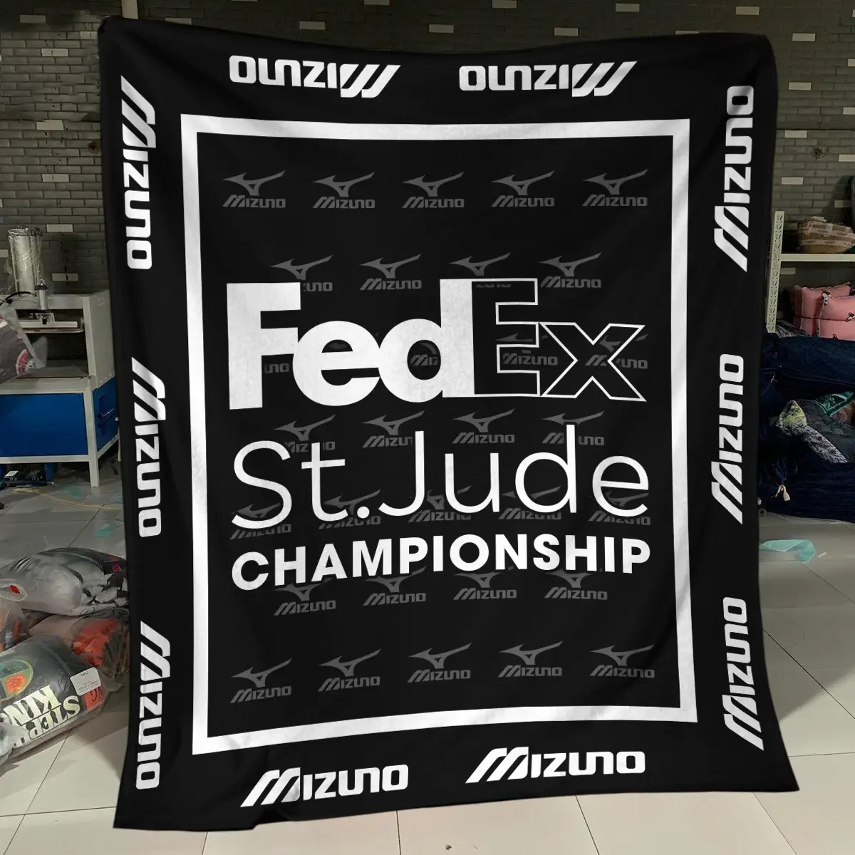 FedEx St. Jude Championship Tournament Mizuno Brand Exclusive Logo All Over Prints BLFED221024A01MIZSJT - Bedding Set