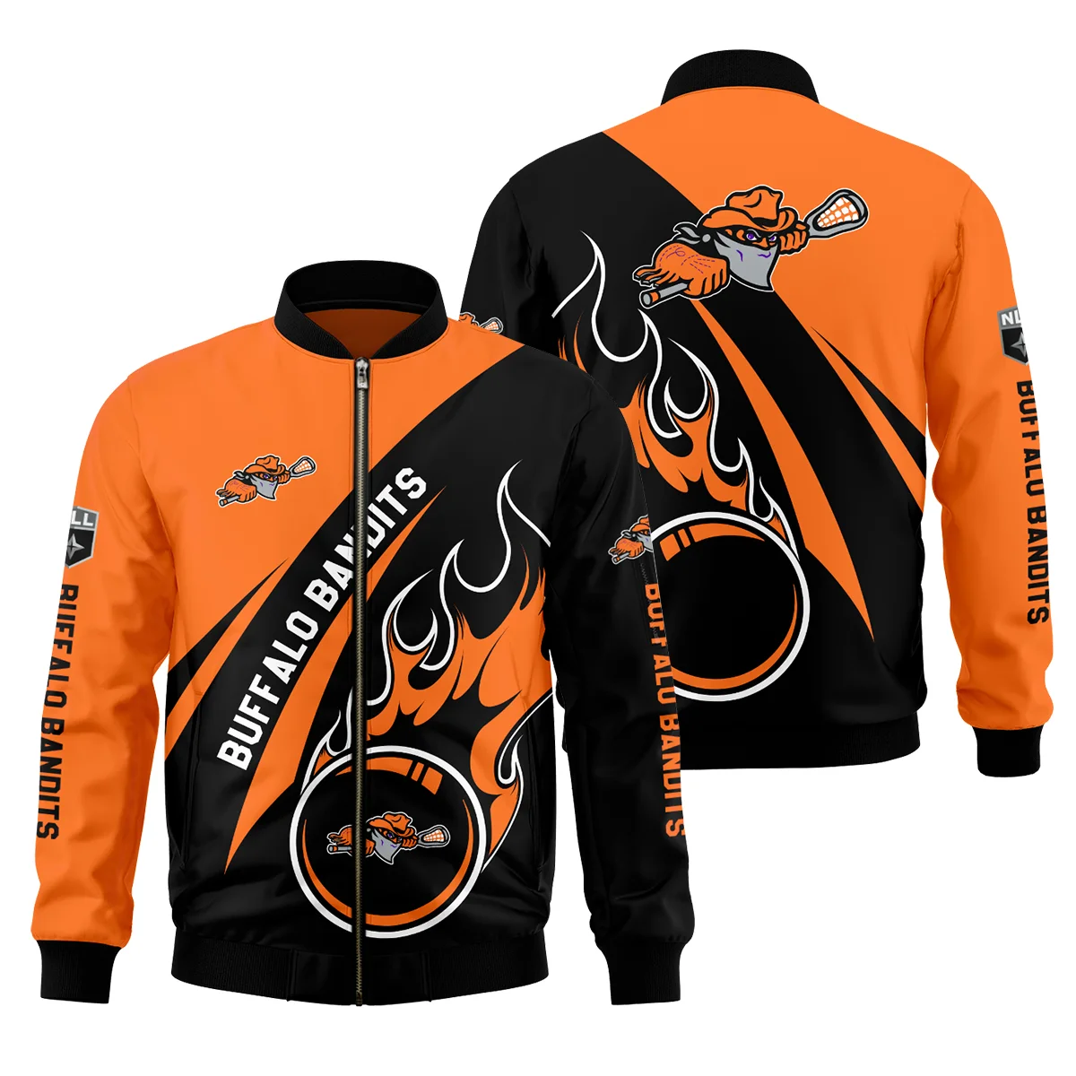 Gift For Fans Bomber Jacket  Buffalo Bandits National Lacrosse League All Over Prints HONLL260724A01BUFBB