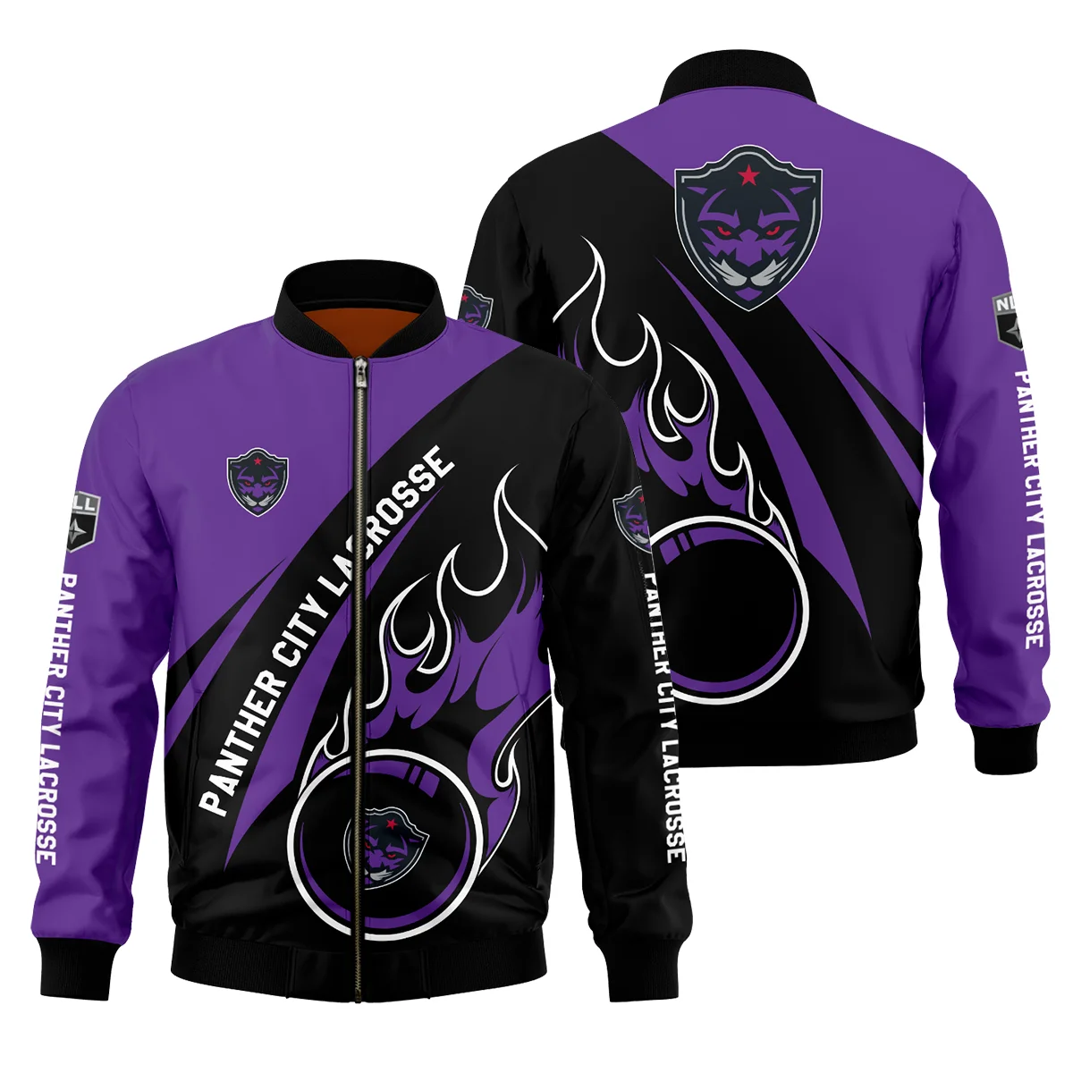 Gift For Fans Bomber Jacket  Panther City Lacrosse National Lacrosse League All Over Prints HONLL260724A01PCLBB