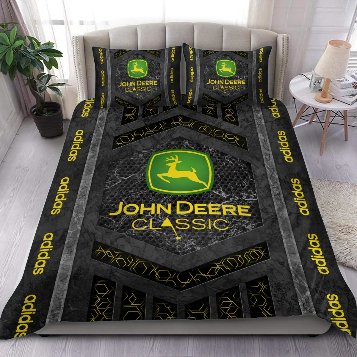 John Deere Classic Tournament Adidas Brand Exclusive Logo All Over Prints BLJDC231024A01ADSJT - Bedding Set