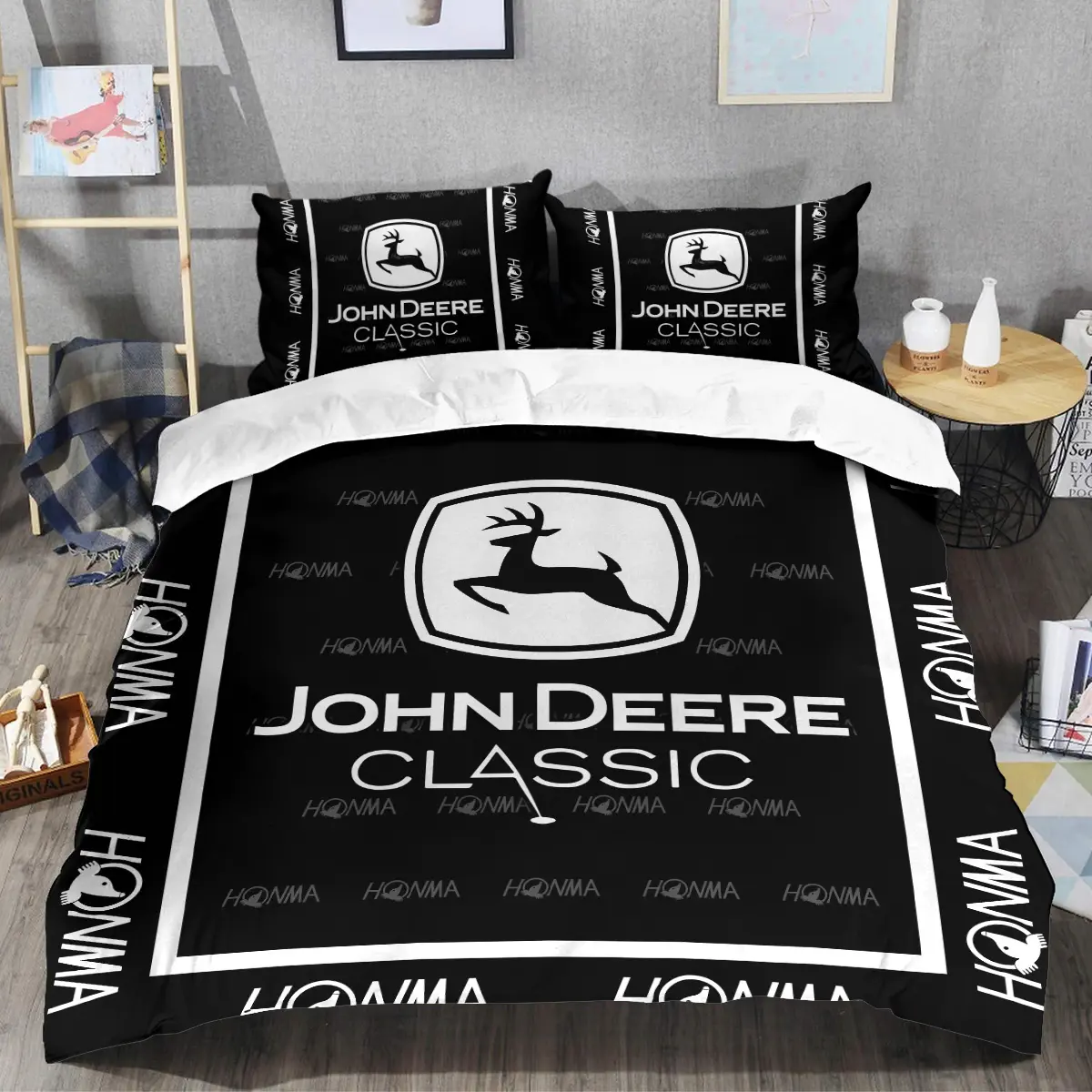 John Deere Classic Tournament Honma Brand Exclusive Logo All Over Prints BLJDC221024A01HOSJT - Bedding Set