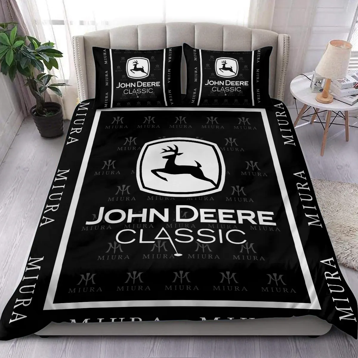 John Deere Classic Tournament Miura Golf Brand Exclusive Logo All Over Prints BLJDC221024A01MGSJT - Bedding Set