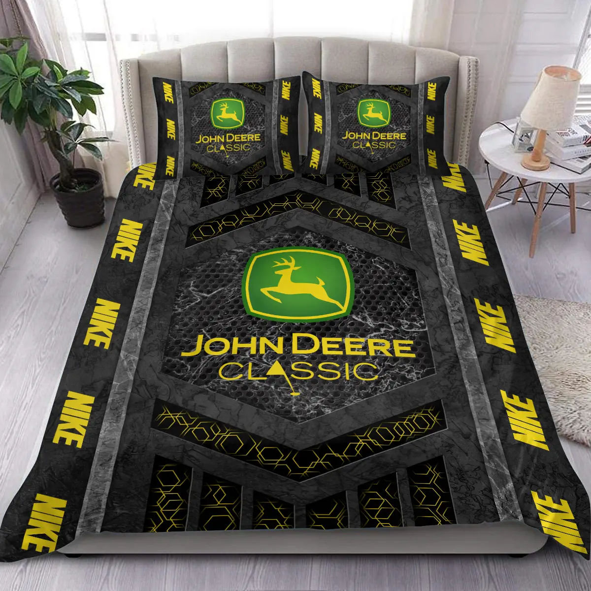 John Deere Classic Tournament Nike Brand Exclusive Logo All Over Prints BLJDC231024A01NKSJT - Bedding Set