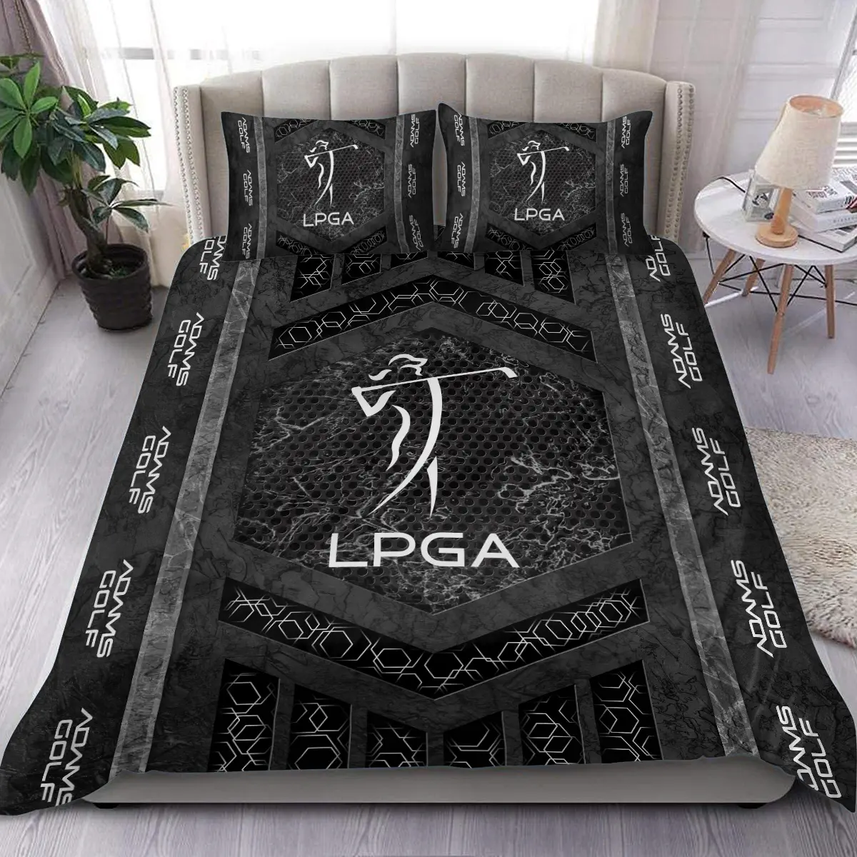 LPGA Tournament Adams Golf Brand Exclusive Logo All Over Prints BLLPGA231024A01AGSJT - Bedding Set