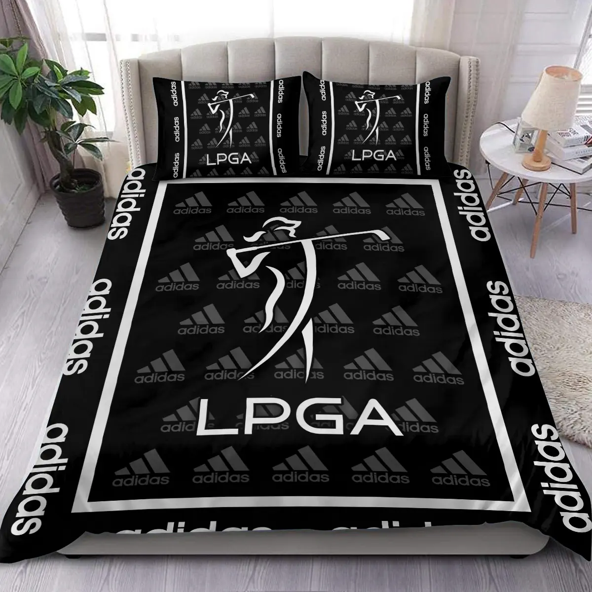 FedEx St. Jude Championship Tournament Adidas Brand Exclusive Logo All Over Prints BLFED221024A01ADBLK - Blanket