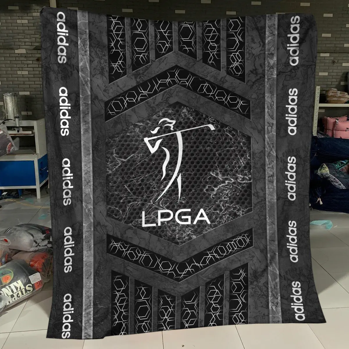 LPGA Tournament Adidas Brand Exclusive Logo All Over Prints BLLPGA231024A01ADSJT - Bedding Set