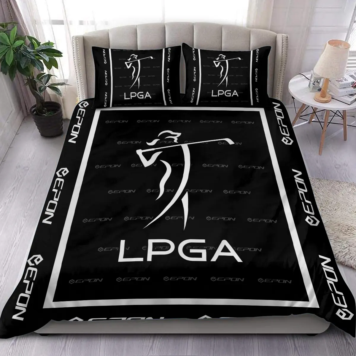 LPGA Tournament Epon Brand Exclusive Logo All Over Prints BLLPGA221024A01EPSJT - Bedding Set