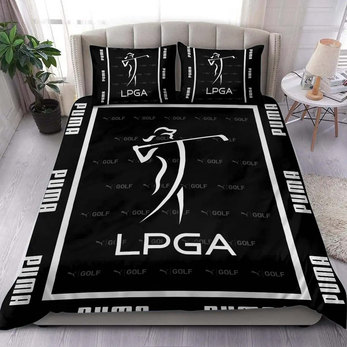 The Players Championship Tournament PUMA Golf Brand Exclusive Logo All Over Prints BLTPS221024A01PUMSJT - Bedding Set