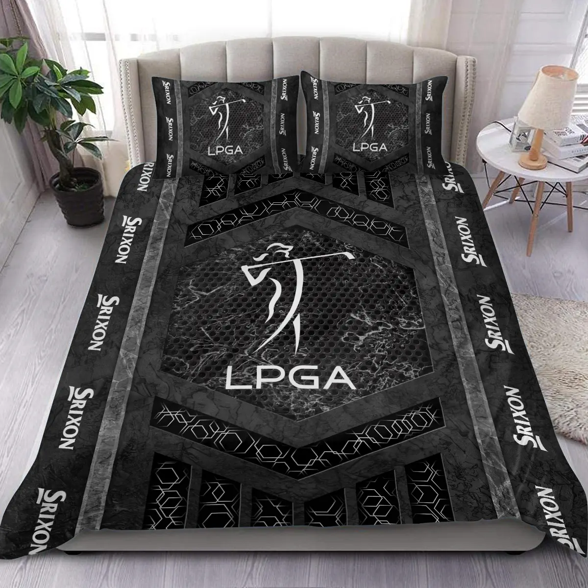 FedEx St. Jude Championship Tournament Srixon Brand Exclusive Logo All Over Prints BLFED231024A01SRBLK - Blanket