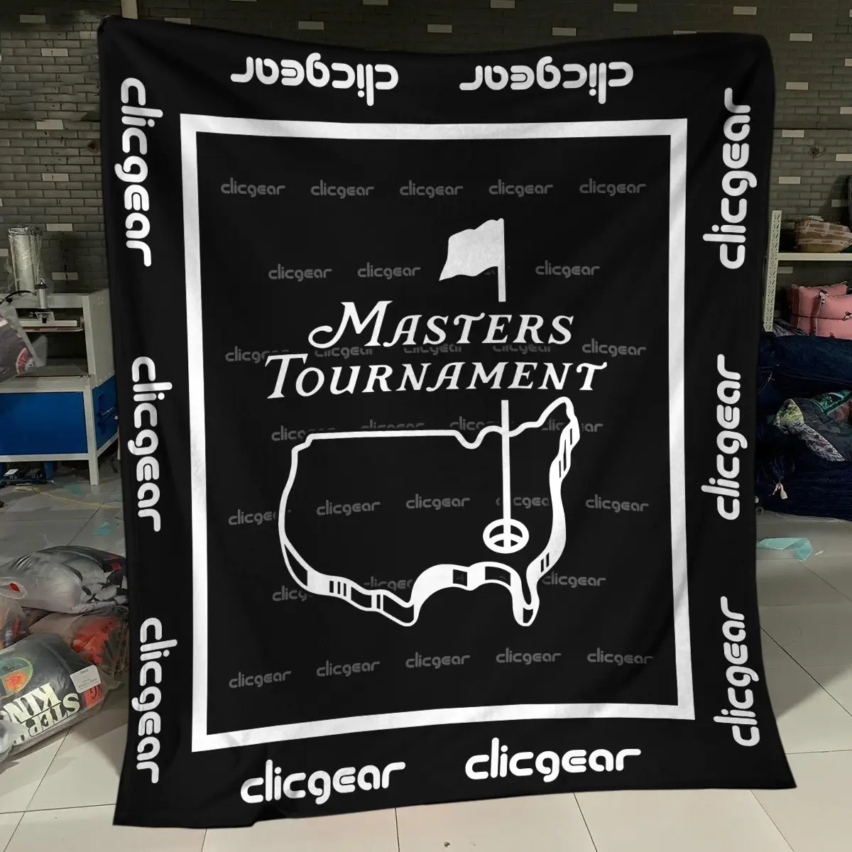 Masters Tournament Tournament Clicgear Brand Exclusive Logo All Over Prints BLMT221024A01CLISJT - Bedding Set