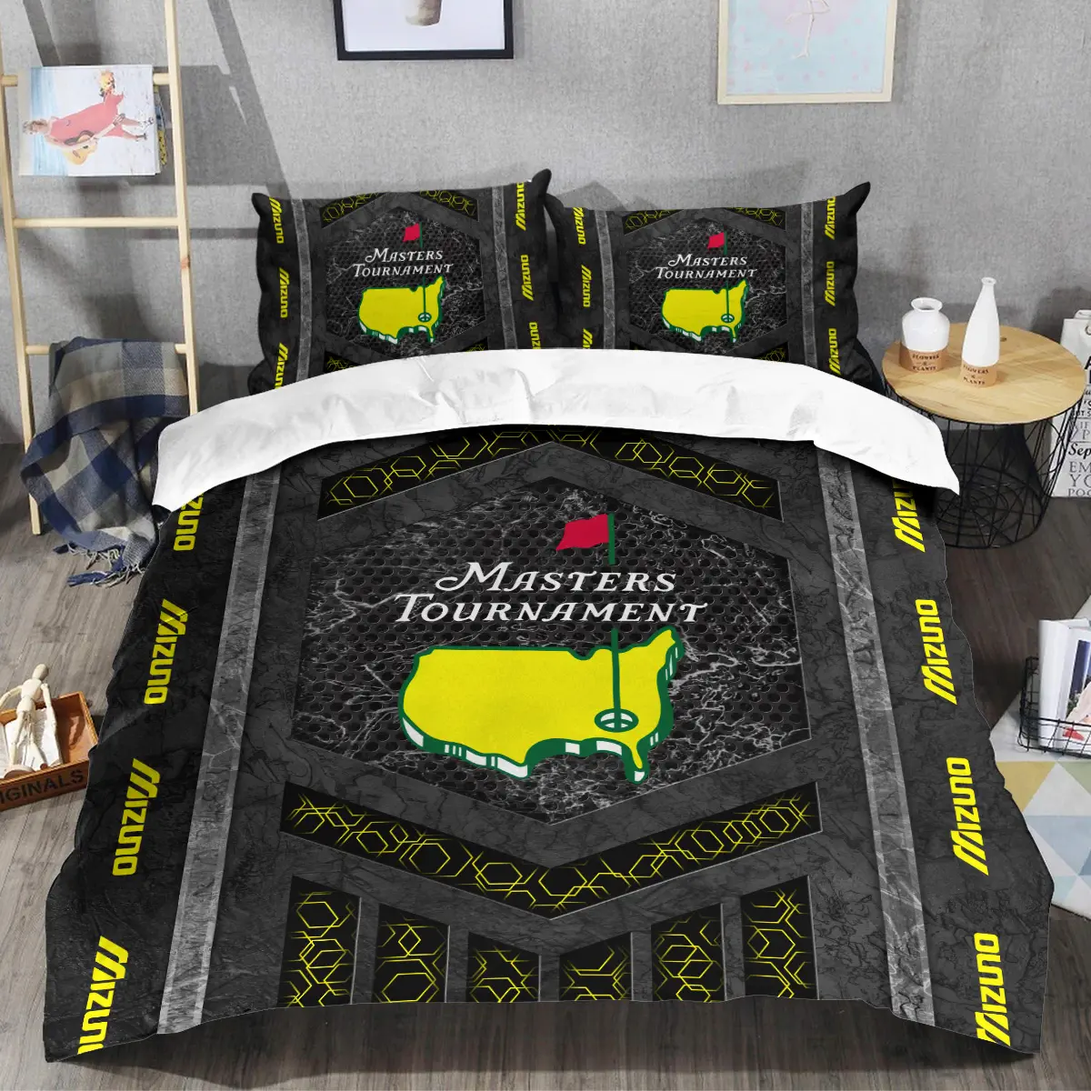 Masters Tournament Tournament Mizuno Brand Exclusive Logo All Over Prints BLMT231024A01MIZSJT - Bedding Set