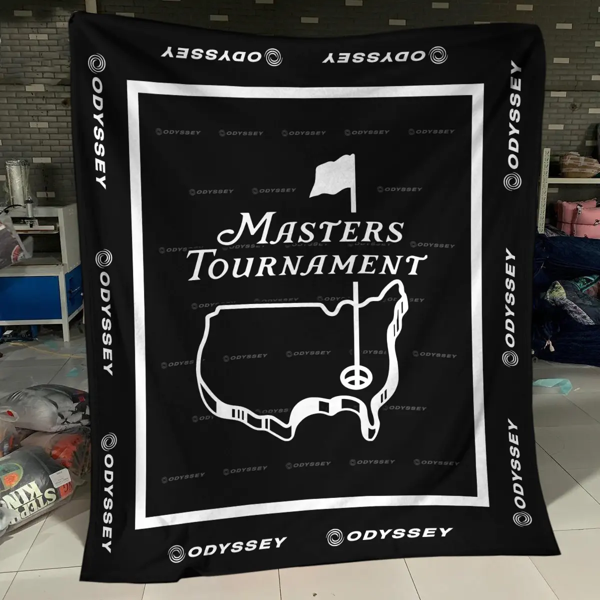 John Deere Classic Tournament Tour Edge Brand Exclusive Logo All Over Prints BLJDC221024A01TEBLK - Blanket