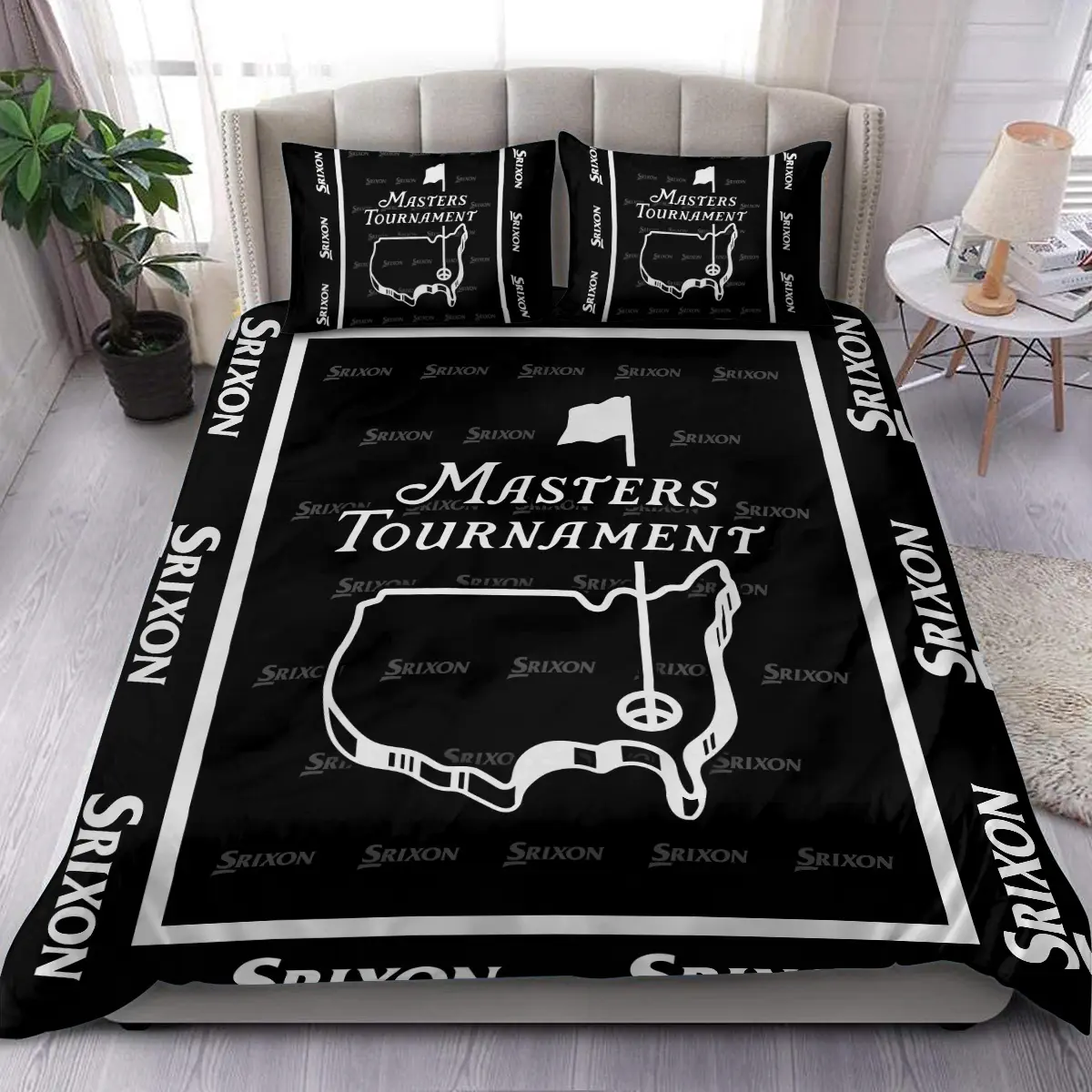 Masters Tournament Tournament Srixon Brand Exclusive Logo All Over Prints BLMT221024A01SRSJT - Bedding Set