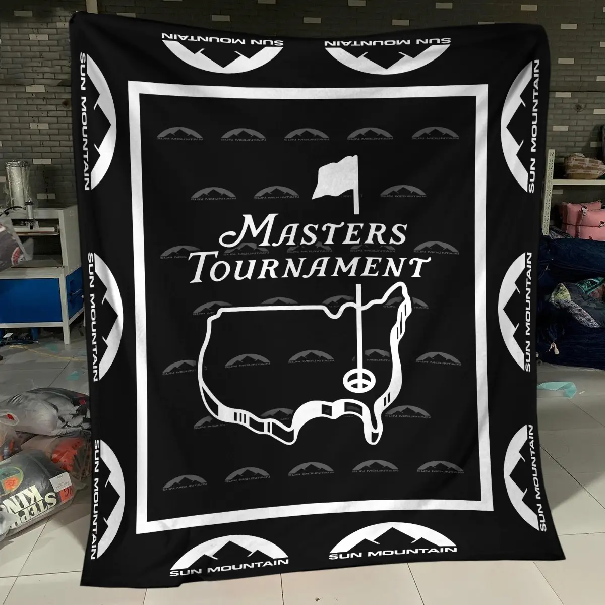 Masters Tournament Tournament Sun Mountain Brand Exclusive Logo All Over Prints BLMT221024A01SMSJT - Bedding Set