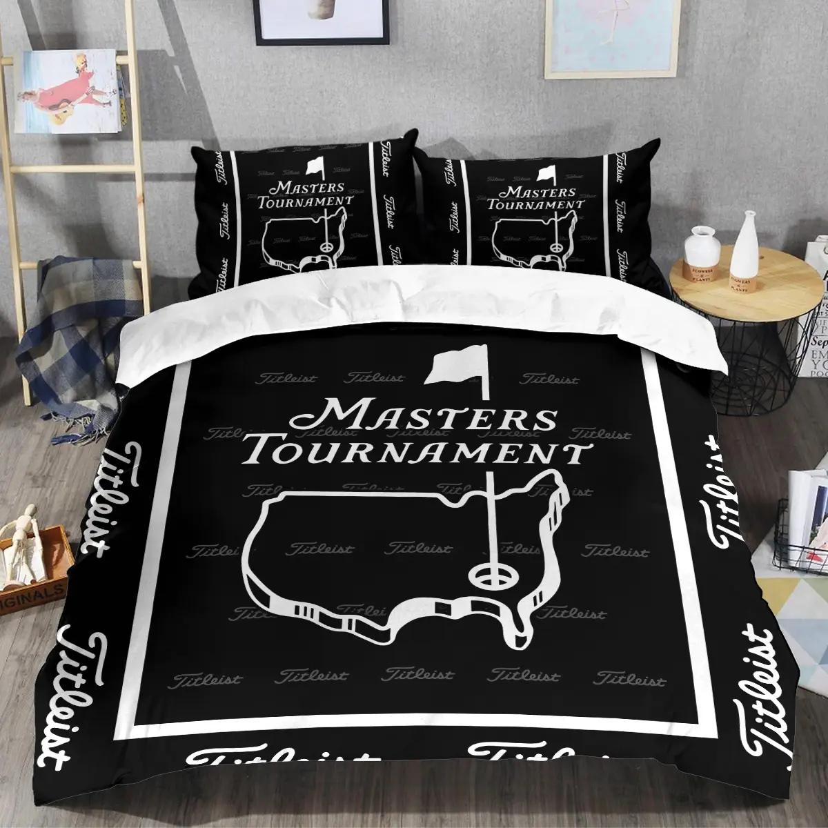 Masters Tournament Tournament Titleist Brand Exclusive Logo All Over Prints BLMT221024A01TLSJT - Bedding Set