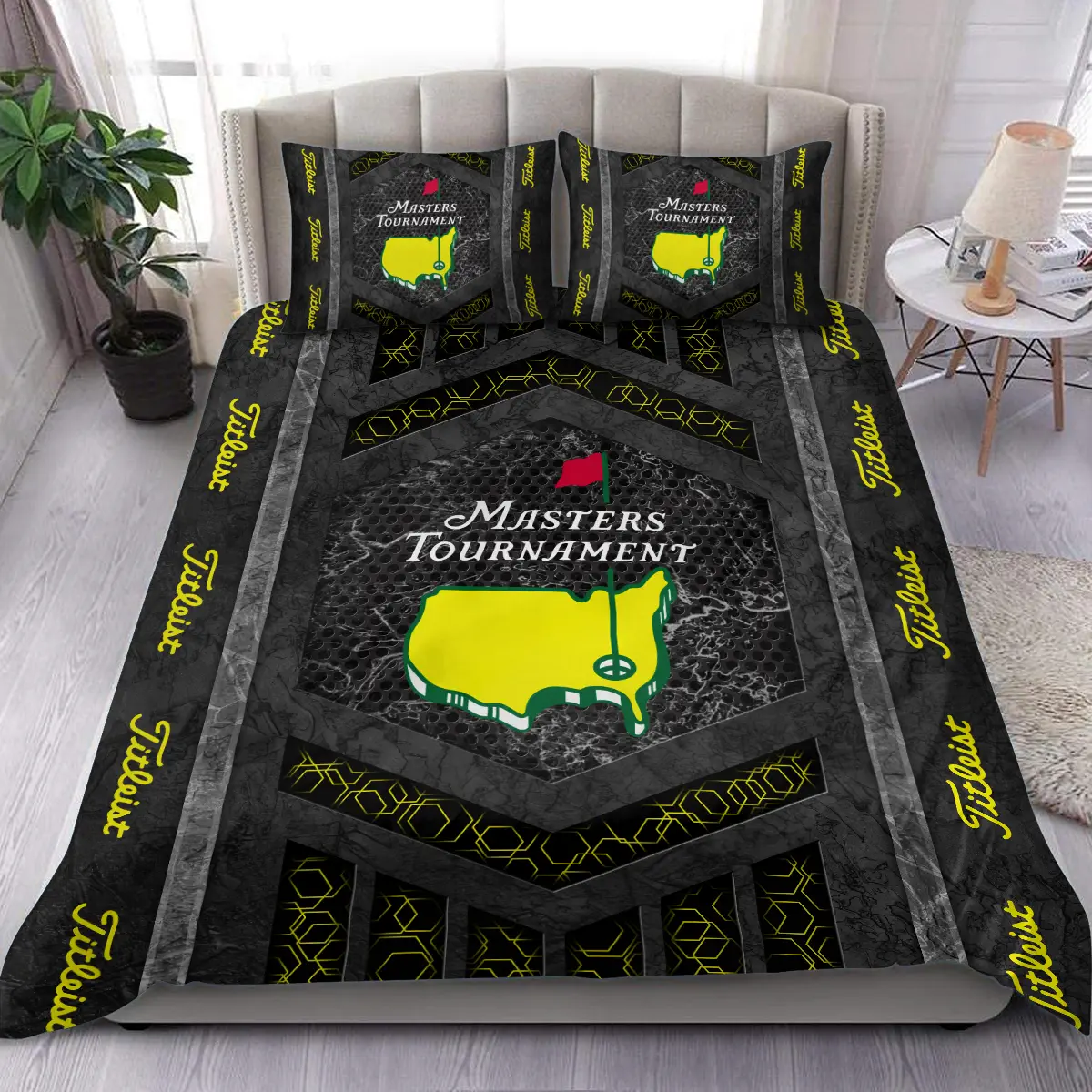 The Open Championship Tournament Titleist Brand Exclusive Logo All Over Prints BLTOC231024A01TLBLK - Blanket