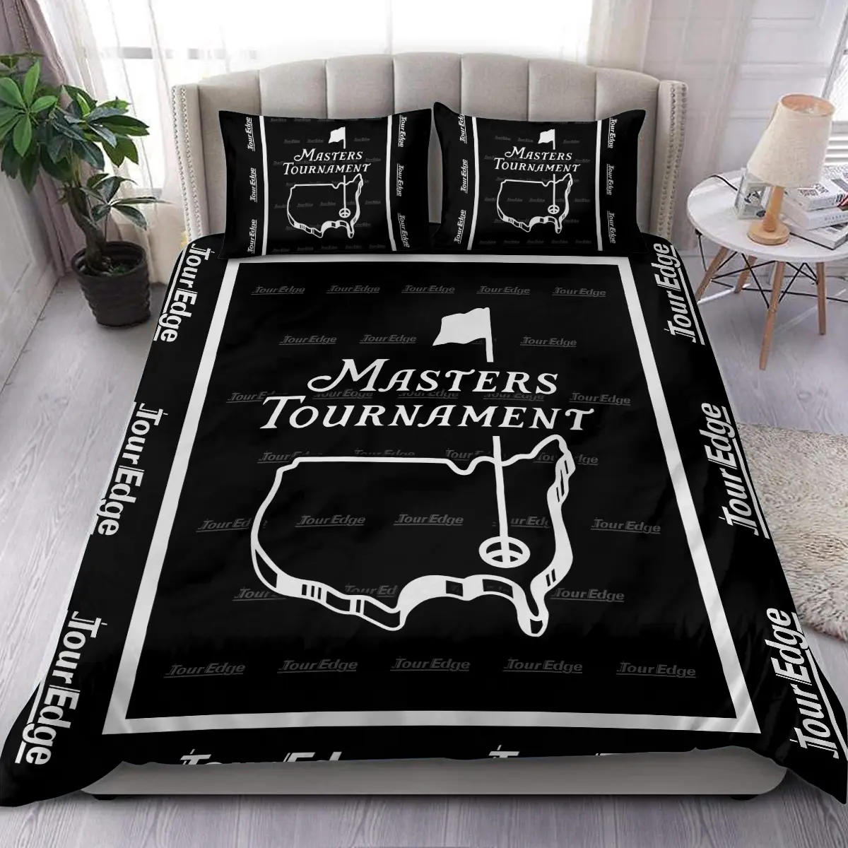 The Open Championship Tournament Tour Edge Brand Exclusive Logo All Over Prints BLTOC221024A01TEBLK - Blanket