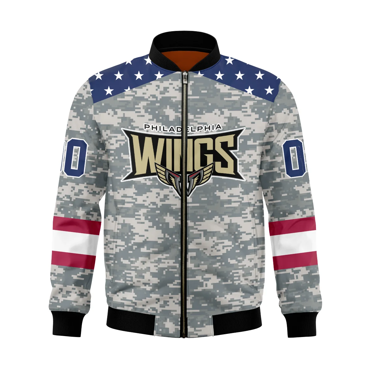 Special Release Bomber Jacket  Philadelphia Wings National Lacrosse League All Over Prints HONLL090824A01PHIBB