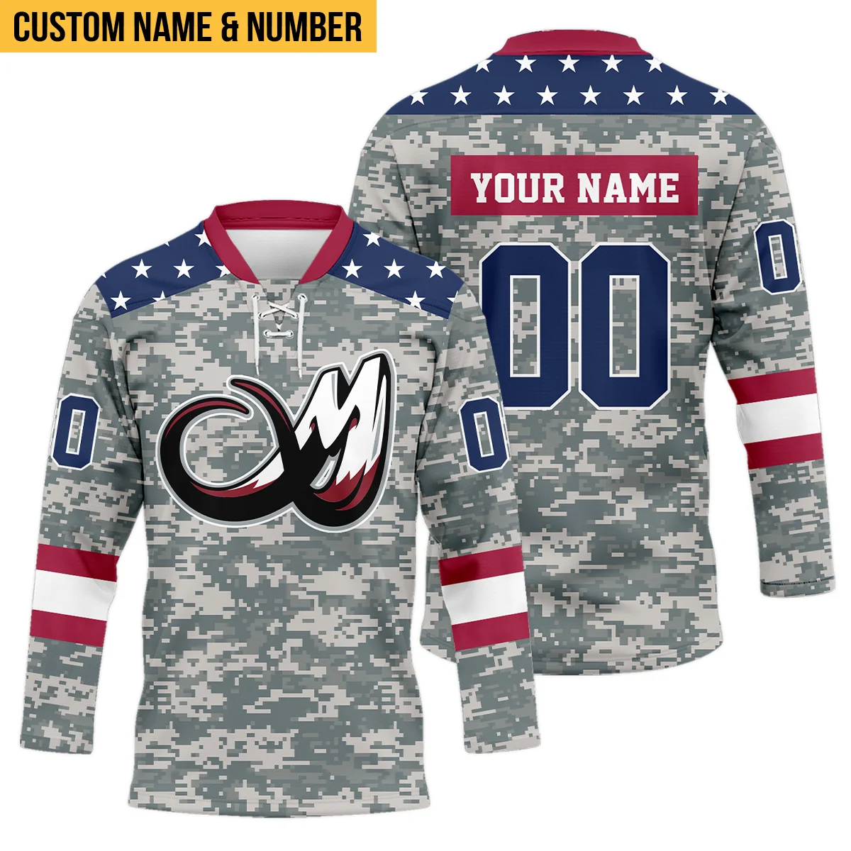 Special Release Colorado Mammoth Lace Neck Jersey All Over Print HONLL090824A01COLLNJ