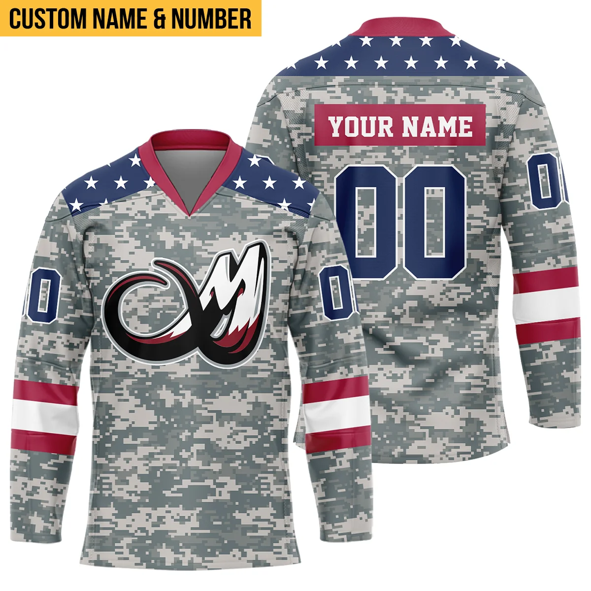 Special Release Colorado Mammoth V-Neck Jersey All Over Print HONLL090824A01COLVJ