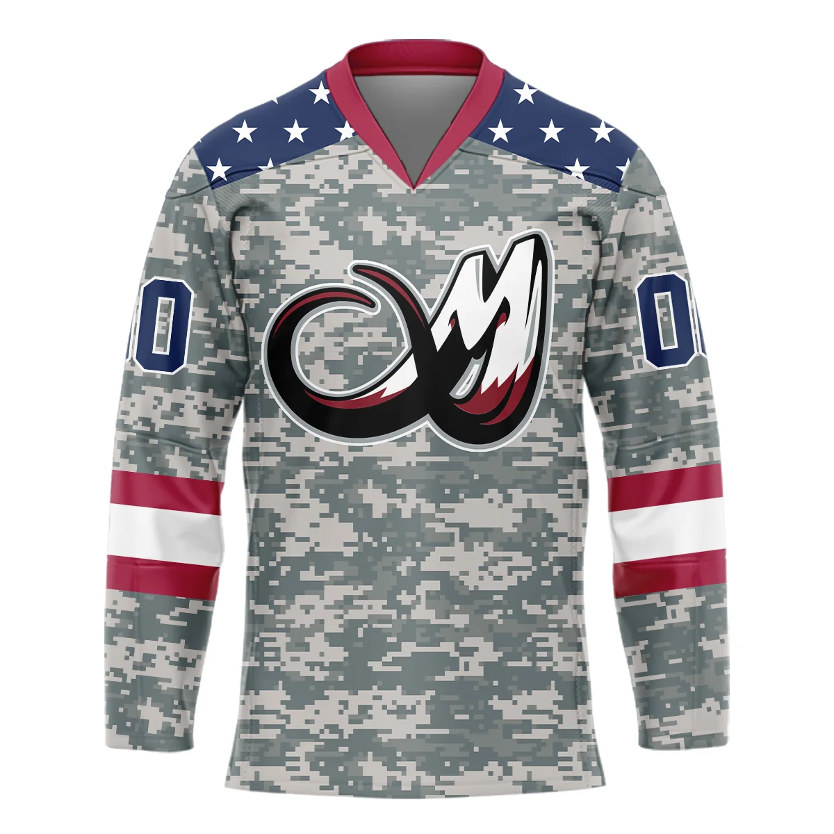 Special Release Colorado Mammoth V-Neck Jersey All Over Print HONLL090824A01COLVJ