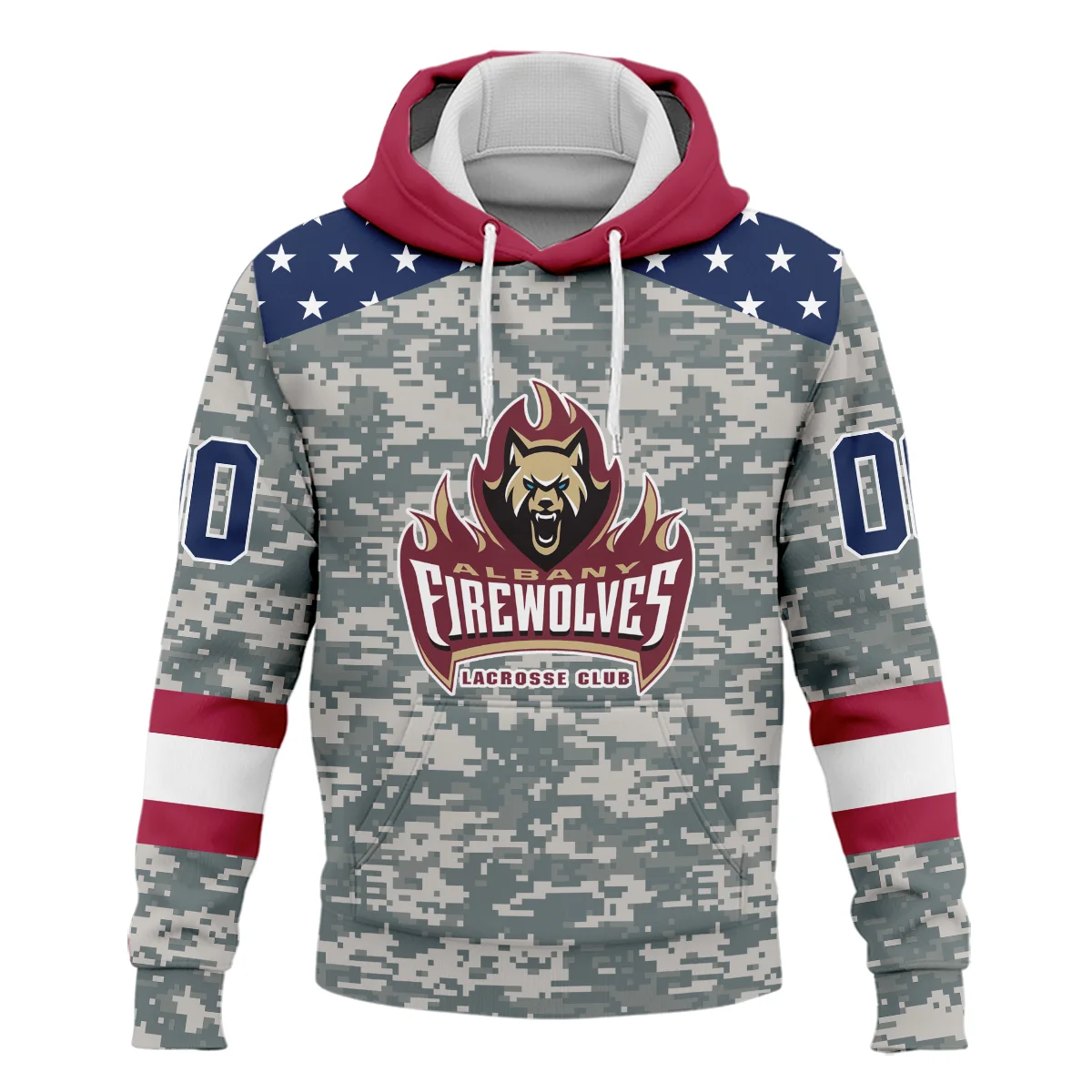 Special Release Hoodie Albany FireWolves National Lacrosse League All Over Prints HONLL090824A01ALBHD