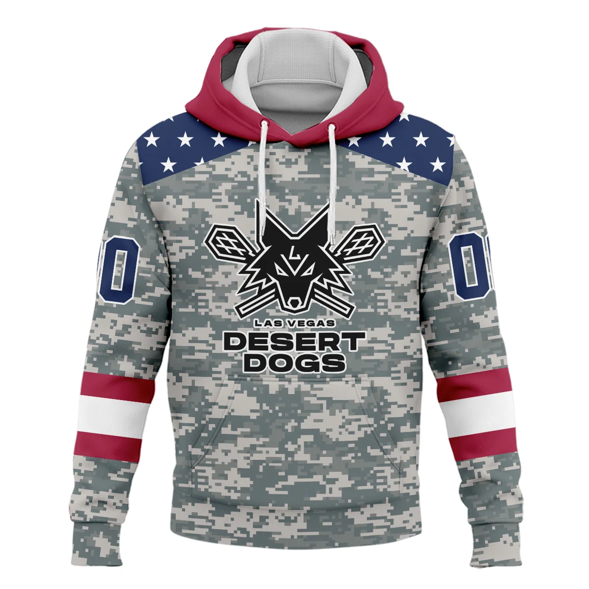 Special Release Hoodie Las Vegas Desert Dogs National Lacrosse League All Over Prints HONLL090824A01LVDHD