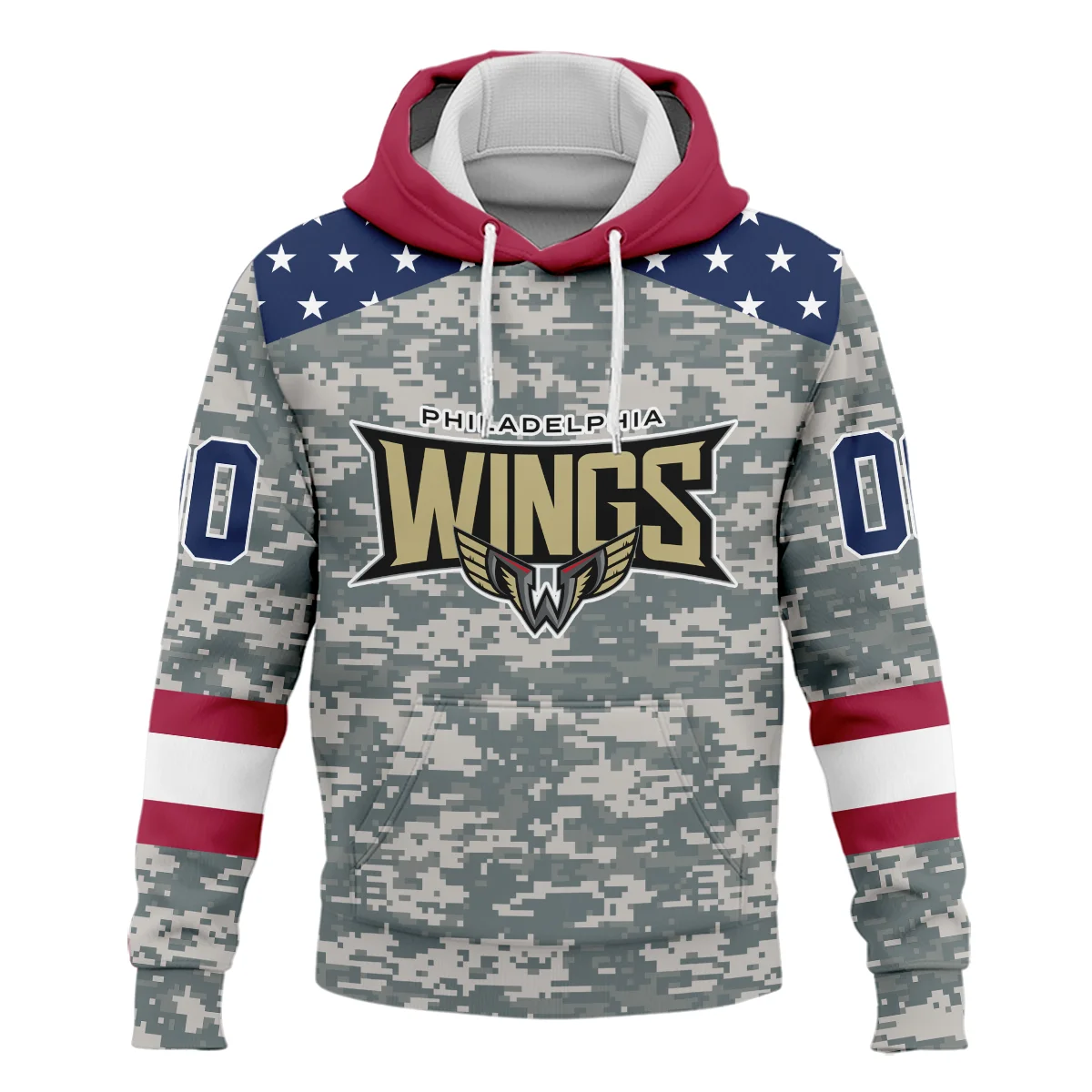 Special Release Hoodie Philadelphia Wings National Lacrosse League All Over Prints HONLL090824A01PHIHD