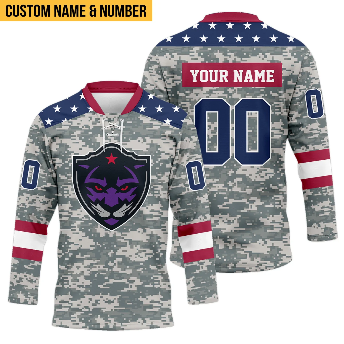 Special Release Panther City Lacrosse Lace Neck Jersey All Over Print HONLL090824A01PCLLNJ